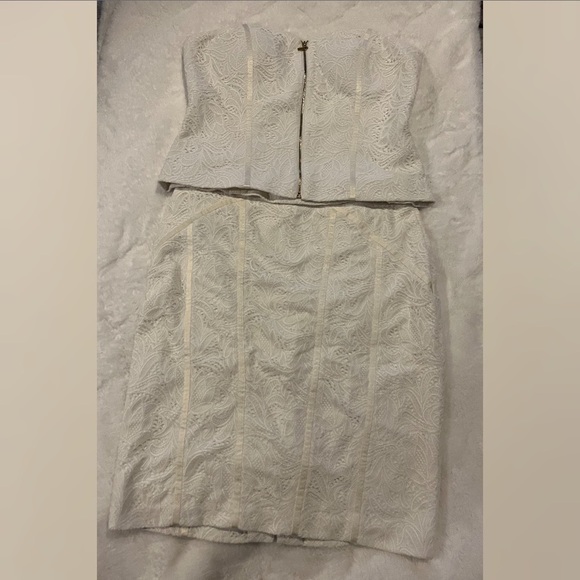 Cache Beige Lace Skirt Set - Picture 1 of 2